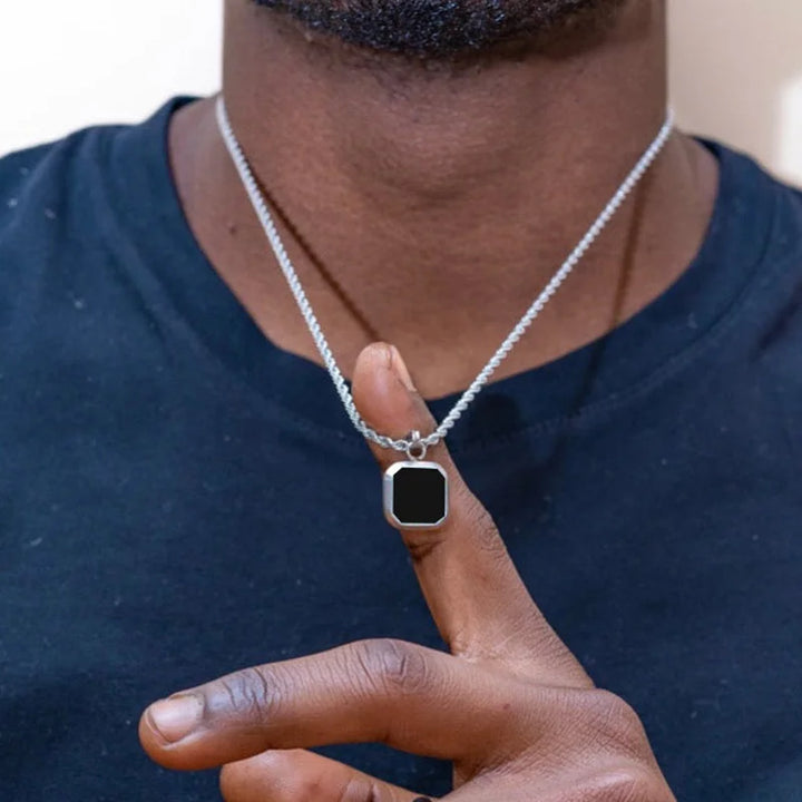 Square Pendant Necklace