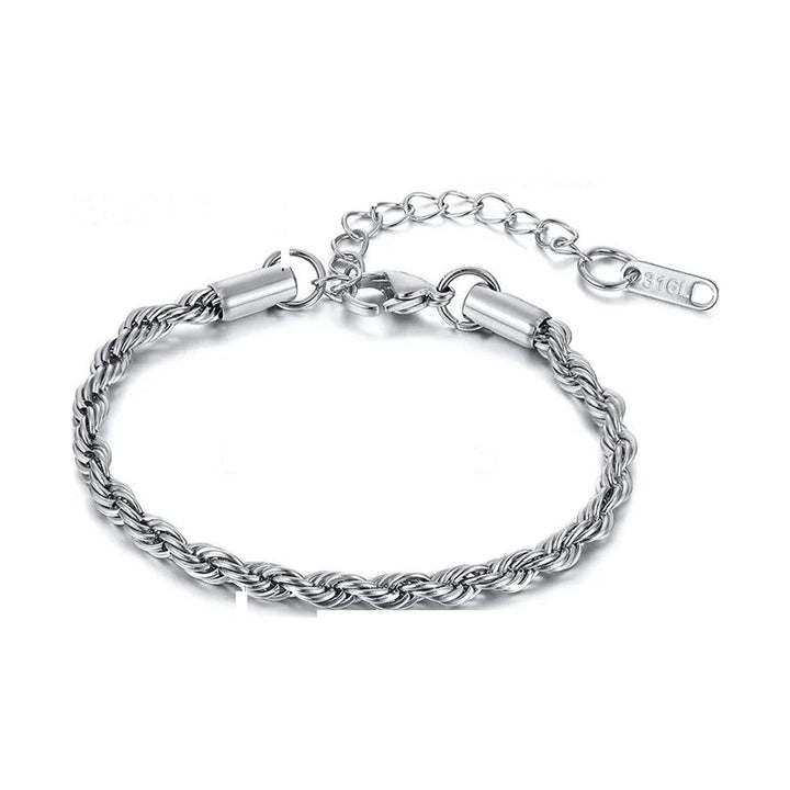 Twisted Rope Chain Bracelet