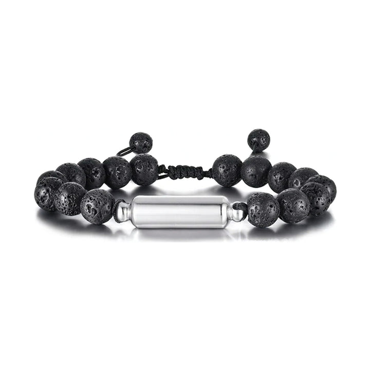 Adjustable Beaded Memorial Urn Bracelet