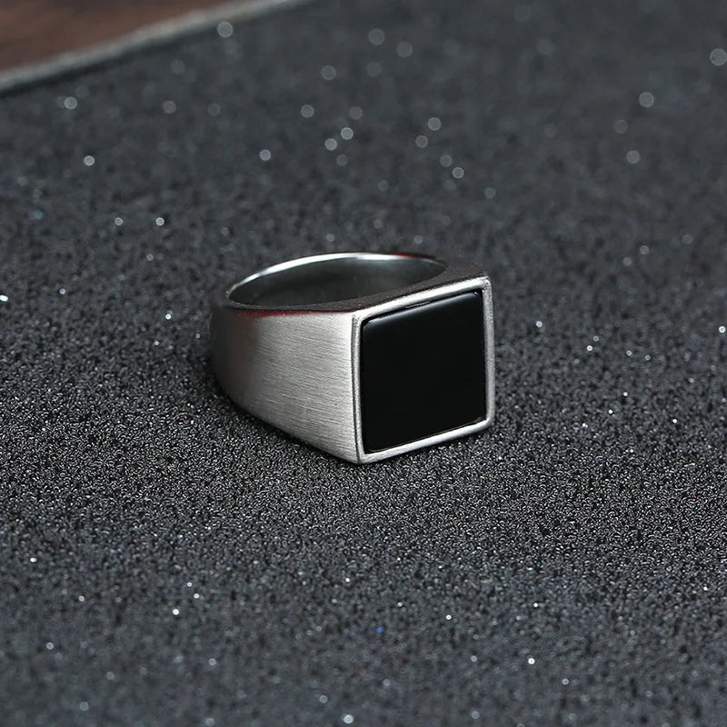 Stainless Steel Signet Ring