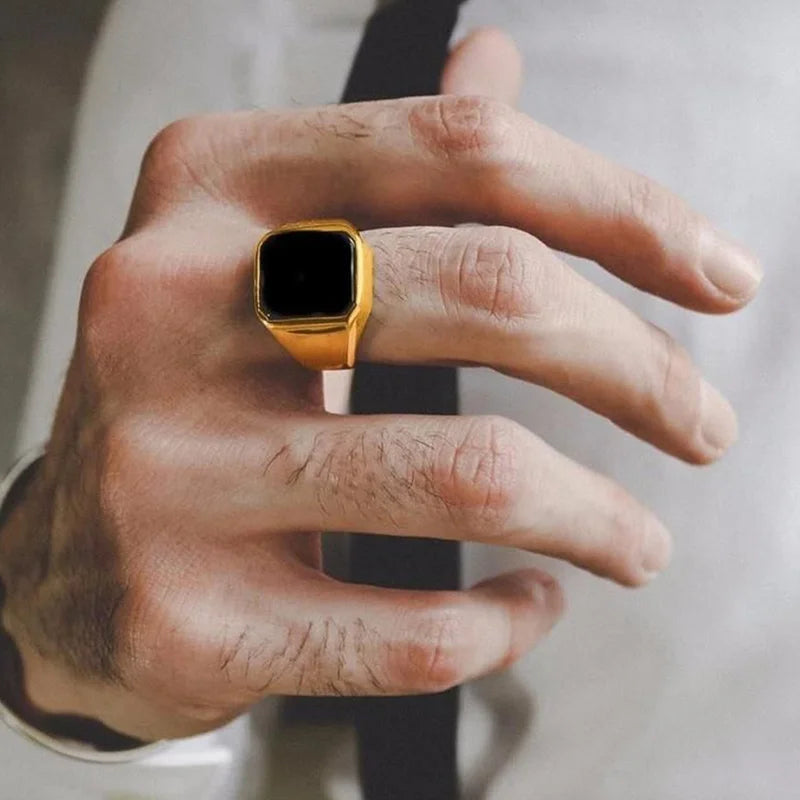 Stainless Steel Signet Ring