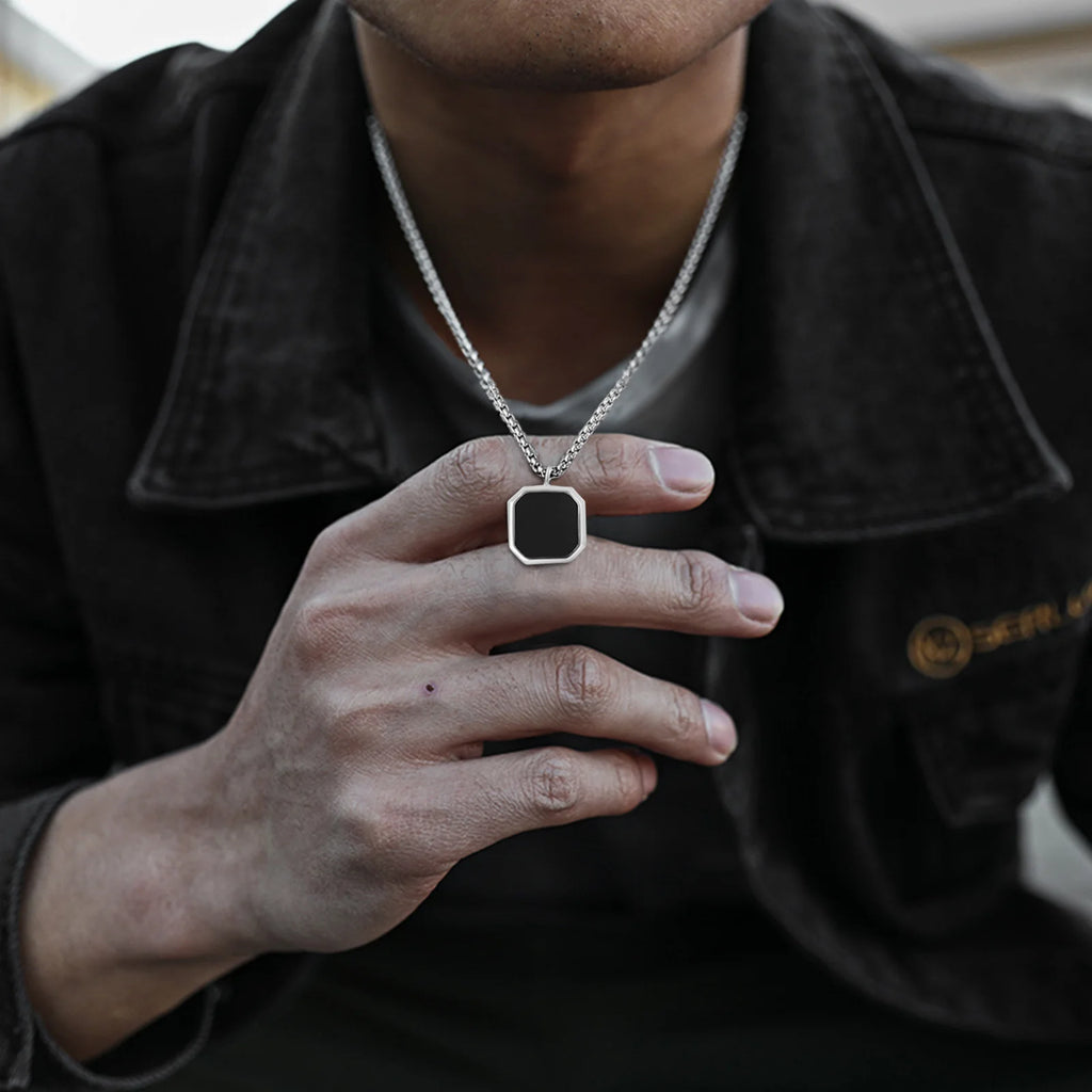 Square Pendant Necklace