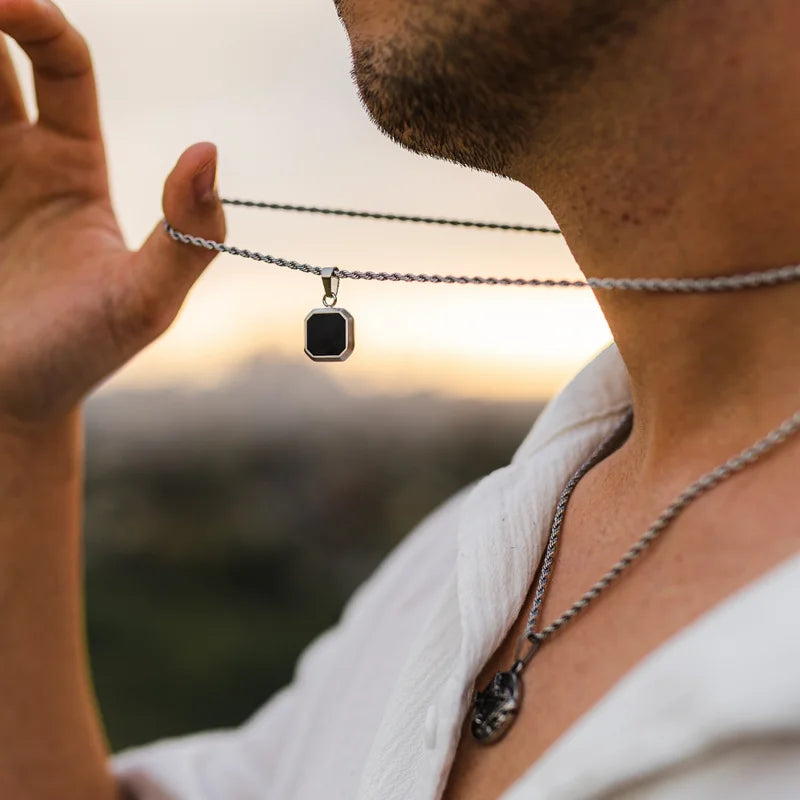 Square Pendant Necklace