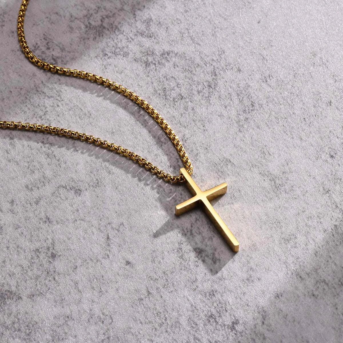 Layered Cross Necklace