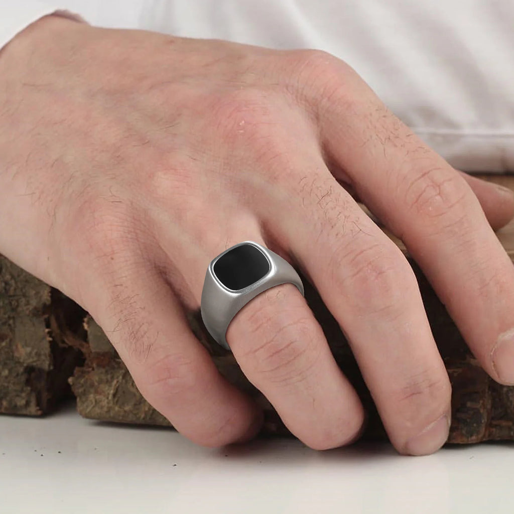 Stainless Steel Signet Ring