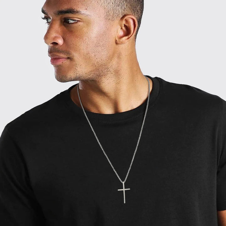 Layered Cross Necklace