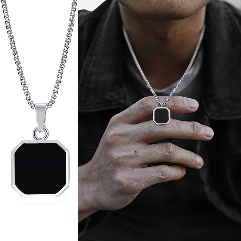Square Pendant Necklace