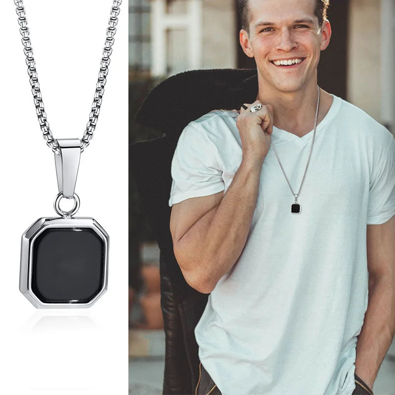 Square Pendant Necklace