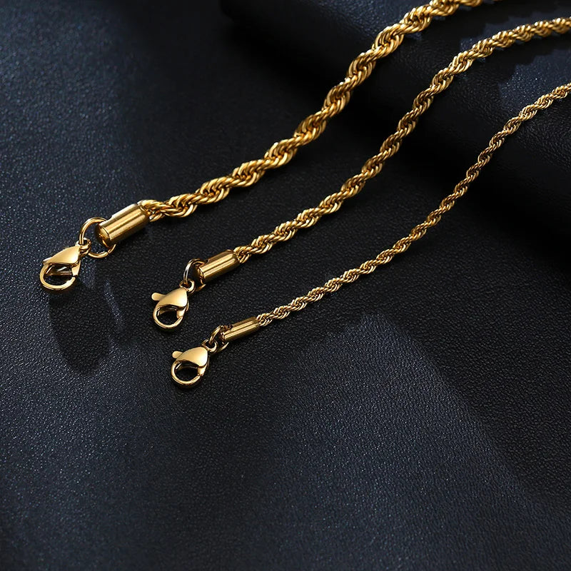 Twisted Rope Chain Bracelet