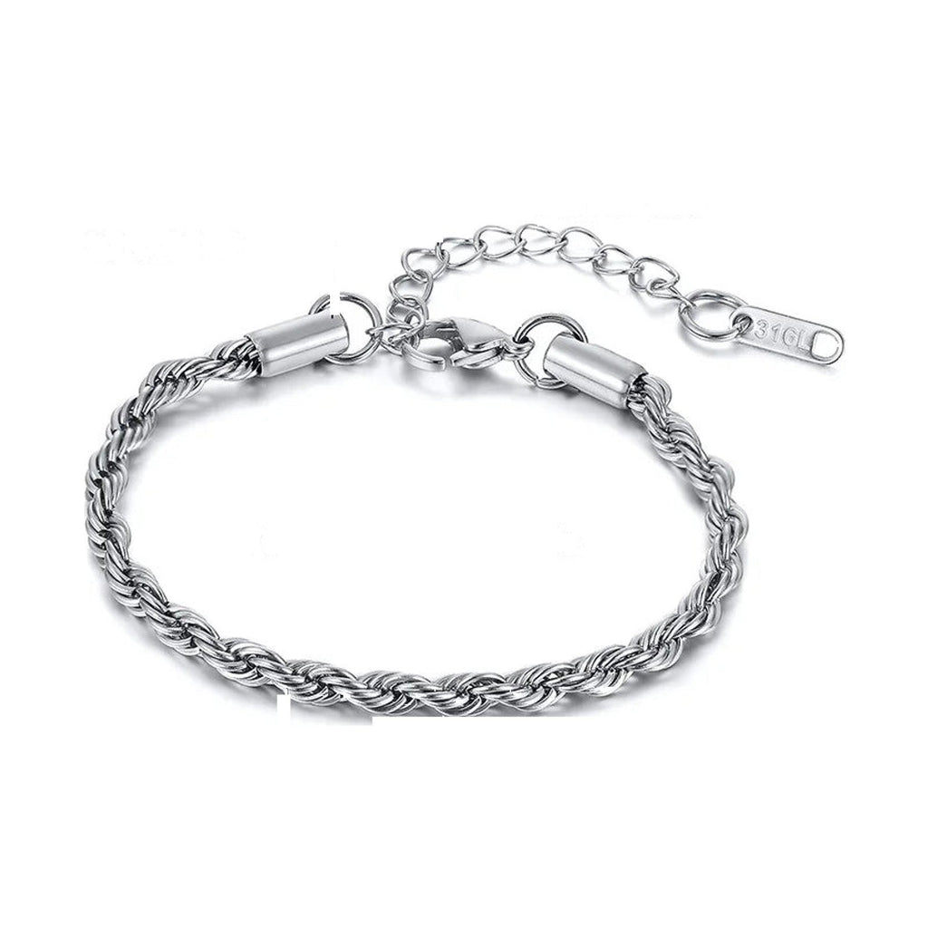 Twisted Rope Chain Bracelet