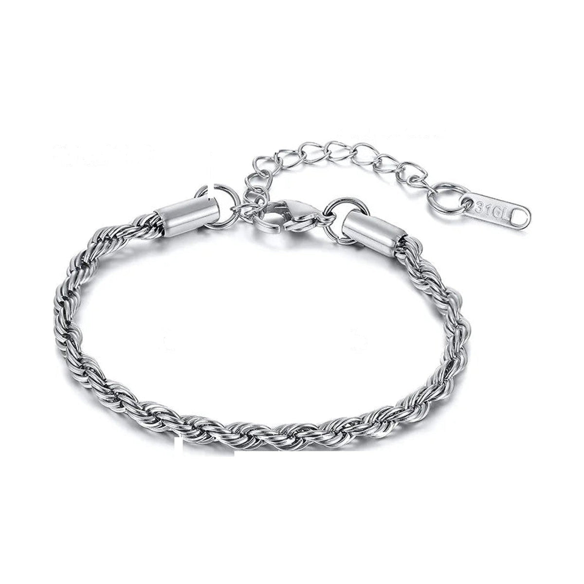 Twisted Rope Chain Bracelet