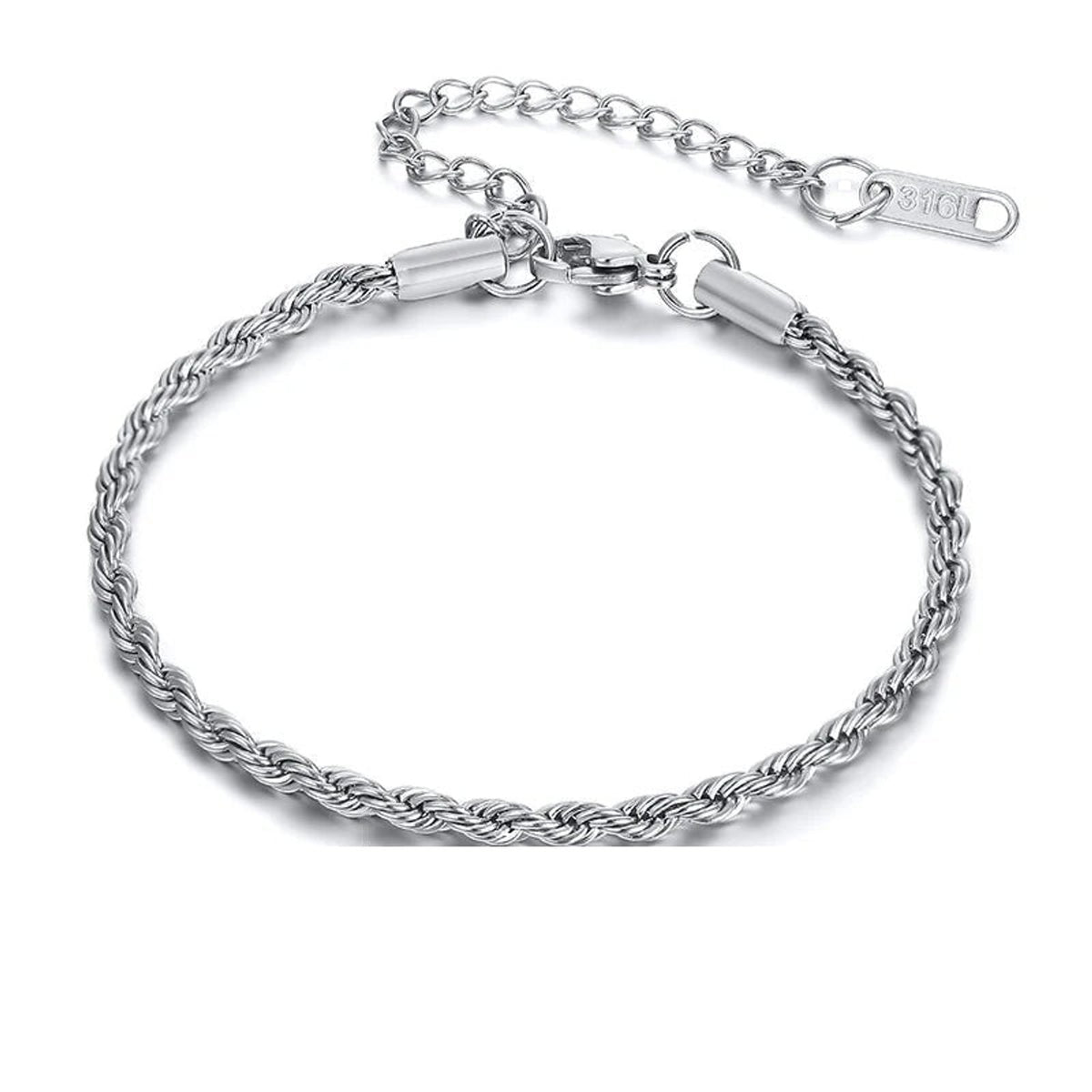 Twisted Rope Chain Bracelet