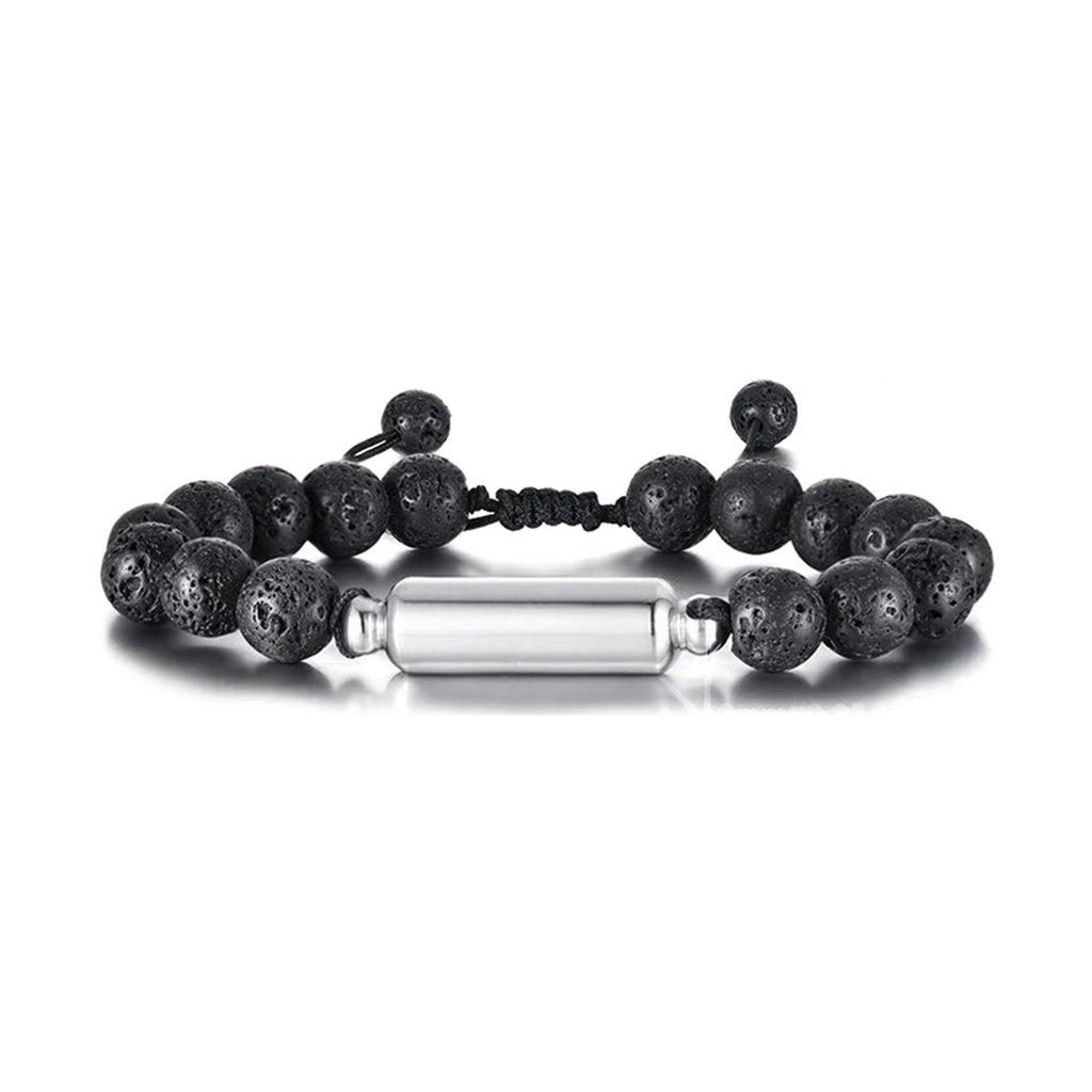 Adjustable Beaded Memorial Urn Bracelet