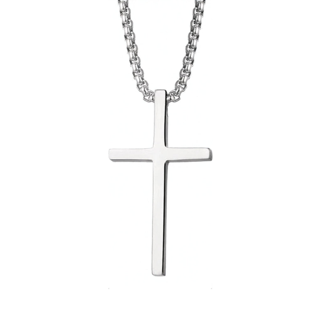 Stainless Steel Cross Pendant Necklace