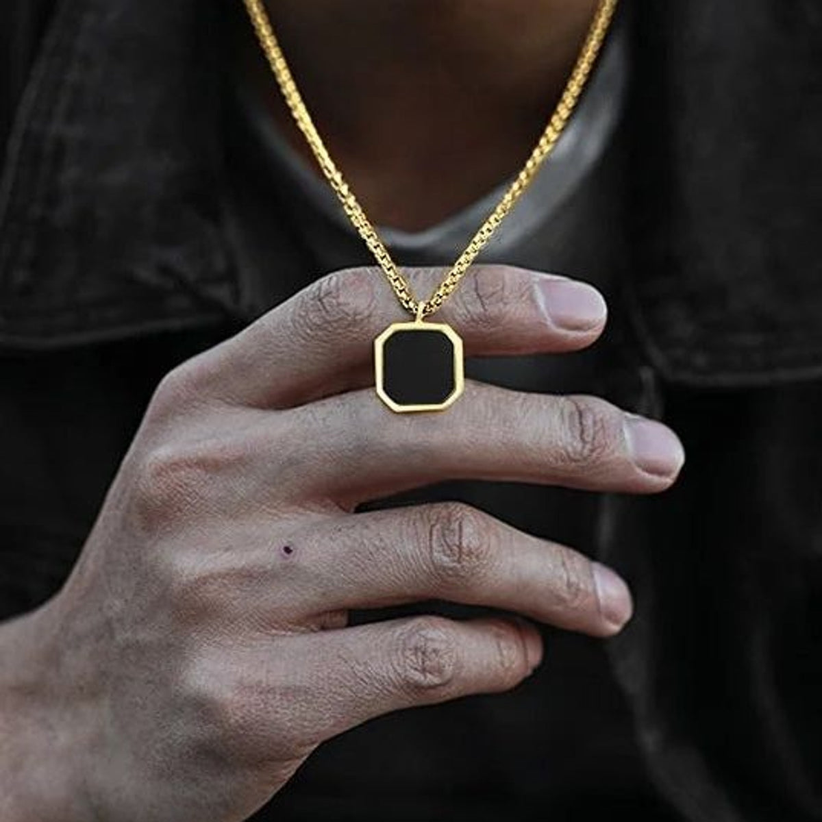 Square Pendant Necklace